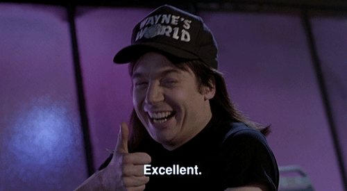 Wayne World Excellent GIFs - Find & Share on GIPHY