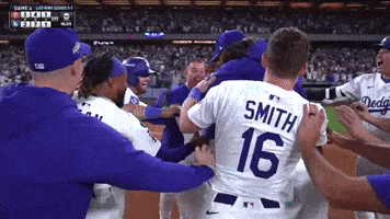 Los Angeles Dodgers Win GIF by MLB