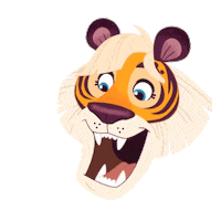 Happy Tiger Sticker by Spin Master