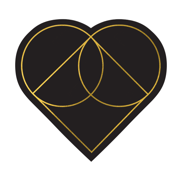 Heart Meditation Sticker by Danielle LaPorte