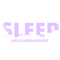 Good Night Sleeping Sticker by SugarBearHair