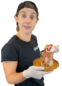 Ice Cream Sundae Sticker by foodbabyny