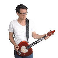 Guitar Brille Sticker by Bewie Bauer