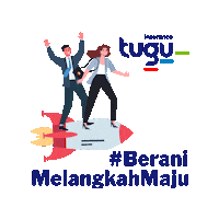 Happy Birthday Hut Sticker by Tugu Insurance