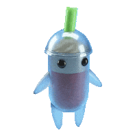 Happy Bubble Tea Sticker