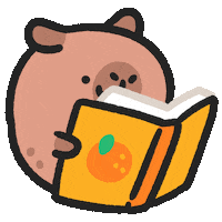 Look Read Sticker by sansanplanet