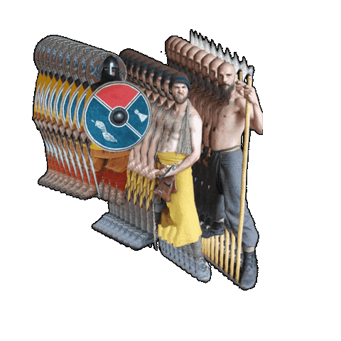 Museumparkarcheon giphygifmaker vikings viking vikingen Sticker