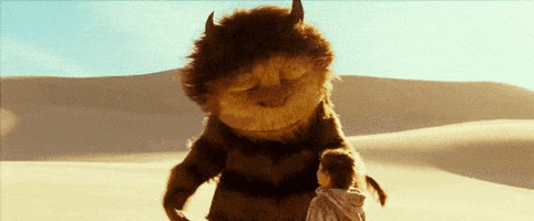 where the wild things are desert GIF