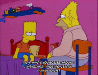 communicating bart simpson GIF