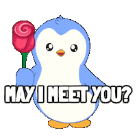 I Love You Kiss Sticker by Pudgy Penguins