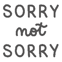 Sorry Sticker by Kat de Kavanra