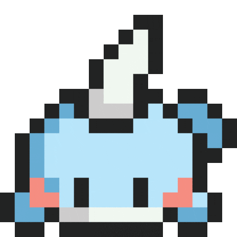 SumLilThings pixel 8bit narwhal sumlilthings Sticker