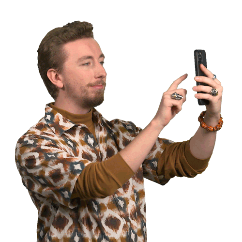 Phone Reaction Sticker by Beauty and the Geek Australia