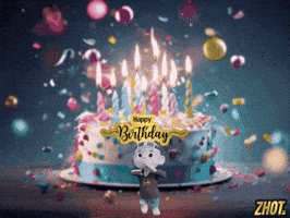 Feliz Cumple Happy Birthday GIF by Zhot