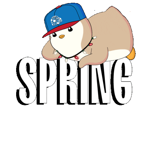 Mood Spring Sticker by Pudgy Penguins