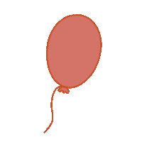 Ellie De Olifant Allie The Ellie Pop Balloon Ballon Red Bithday Happy Feest Jarig Final Geslaagd Sticker by Allie the Ellie