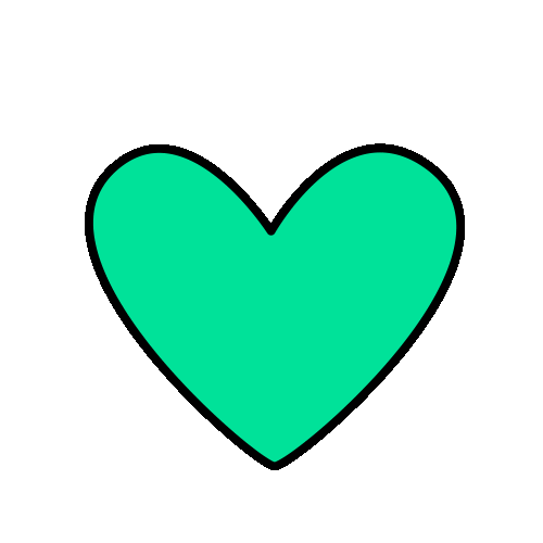 Emerald Green Love Sticker by NOHARA