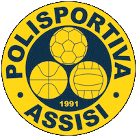 Giallo Blu Sticker by polisportivassisi
