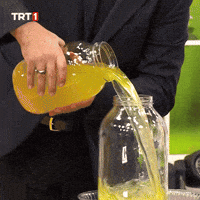 Eat Orange Juice GIF by TRT