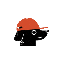Black Dog Ok Sticker