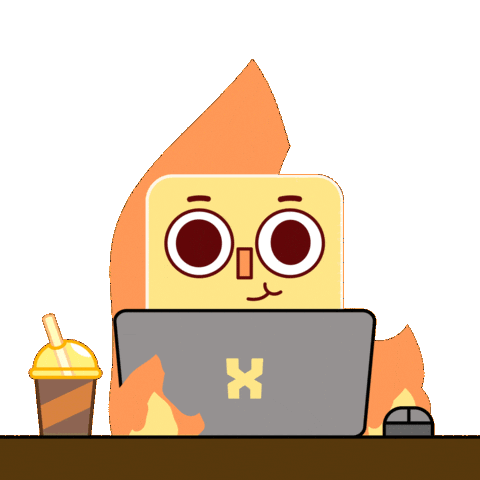 This Is Fine Sticker by Nexio
