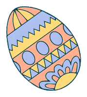 Easter Eggs Spring Sticker by Laiko