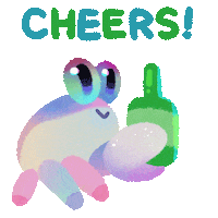 Marine Life Party Sticker by pikaole