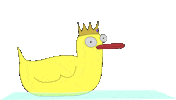 Rubber Duck Life Sticker by Megan
