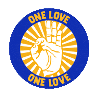 One Love Caribbean Sticker by Bahamas Forward