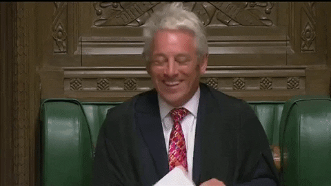 giphydvr laugh giphynewsinternational brexit parliament GIF