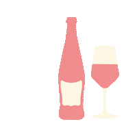 Glass Of Wine Drinking Sticker by Vins de Provence