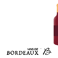 Happy New Year Wine Sticker by Vins de Bordeaux
