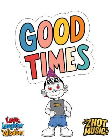 Hanging Out Good Times Sticker by Zhot