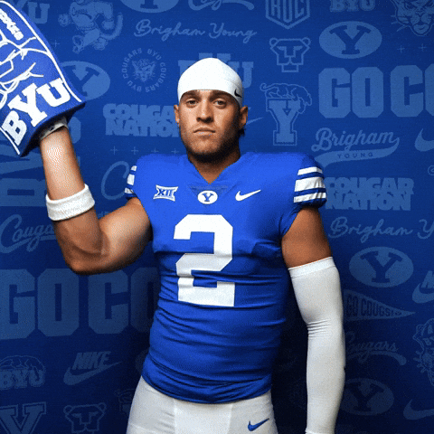 College Football Go Cougs GIF by BYU Cougars