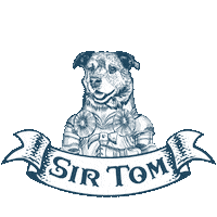 Sir Tom Dog Sticker by Sir Tom Treats