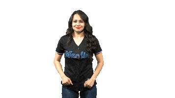 fun baseball Sticker by Miami Marlins