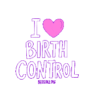Birth Control Sticker by Bedsider