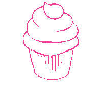 Cupcake Eating Sticker by Nienkescupcakes