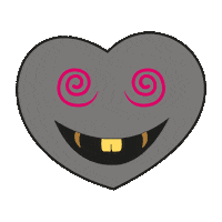 LozzPozz love heart smile purple Sticker