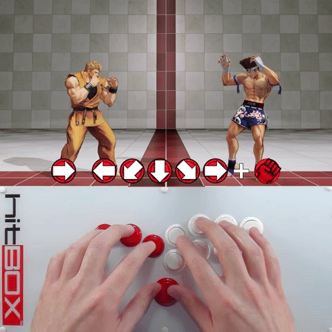 HB - KOFXV - Ryo - Haoh Shoukou Ken - F + HCF