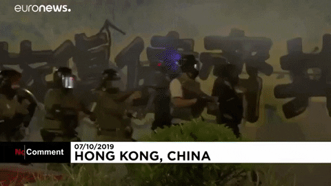 Hong Kong Demonstration GIF by euronews