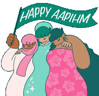Asian American Sticker by Caoculator