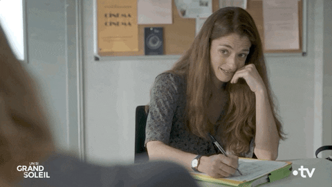 Sabine GIF by Un si grand soleil