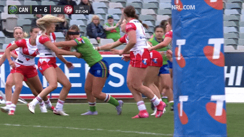 Womens Rugby League Nrl GIF by Canberra Raiders