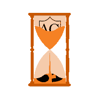 March 31 Hourglass Sticker by Princeton University