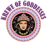 Mardi Gras Goddesses Sticker by SecondSummerBrideSac