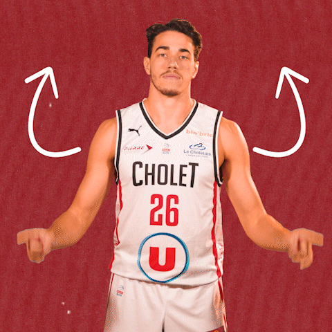 Swipe Up En Haut GIF by Cholet Basket