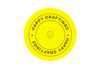 happycraftings art sticker smiley happy face Sticker