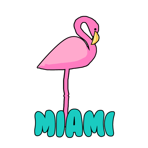 summer pink Sticker by Yeah Bunny