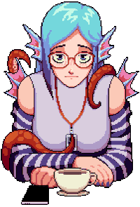 togeproductions anime pixel confused panic Sticker